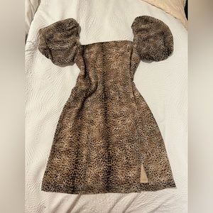 Cheetah mini dress